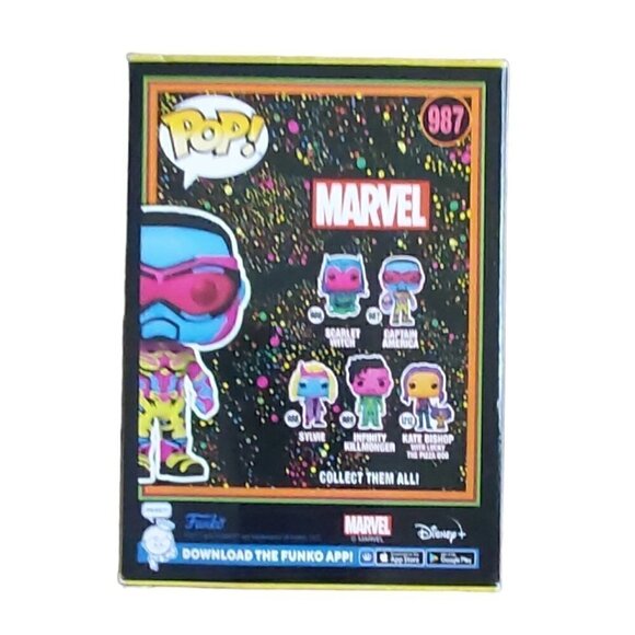 MARVEL Funko Pop! Captain America Bobble - Head Figure #987 - Picture 2 of 6